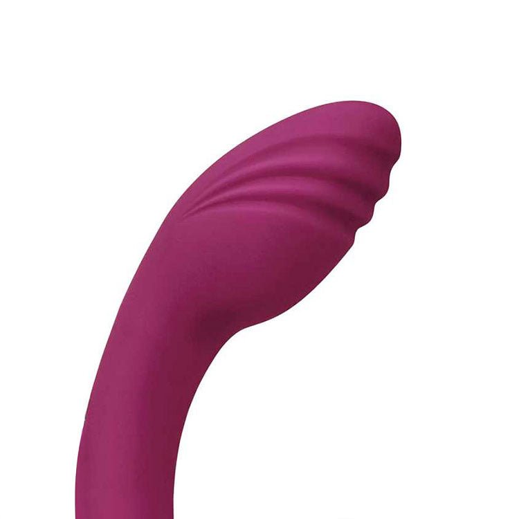 Adam & Eve ROSE GOLD CLIT TICKLER Rabbit Vibrator - Red 22 cm USB Rechargeable - VIBRATORS - Mr and Mrs D's