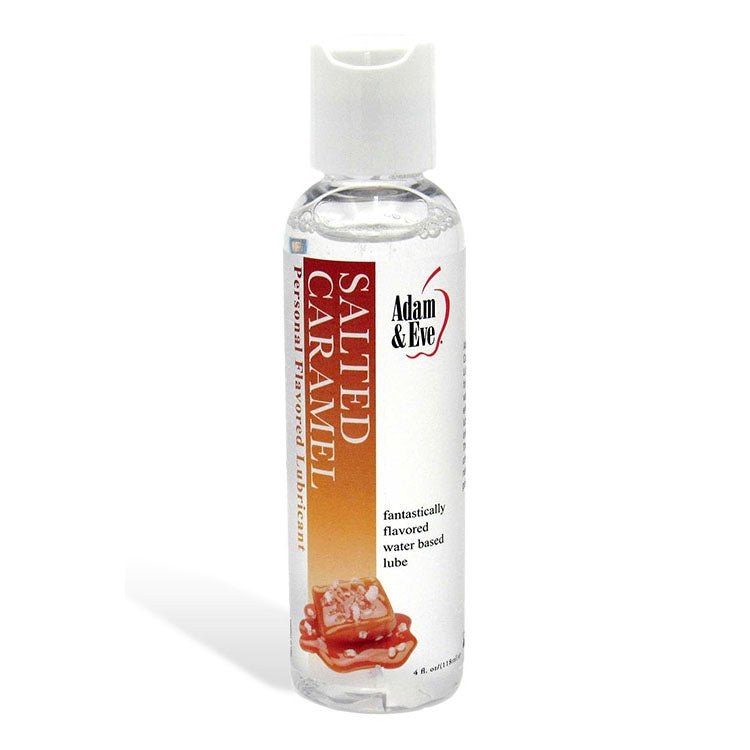 Adam & Eve Salted Caramel Flavoured Water Based Lubricant - 118 ml Bottle - LOTIONS & LUBES - Mr and Mrs D's