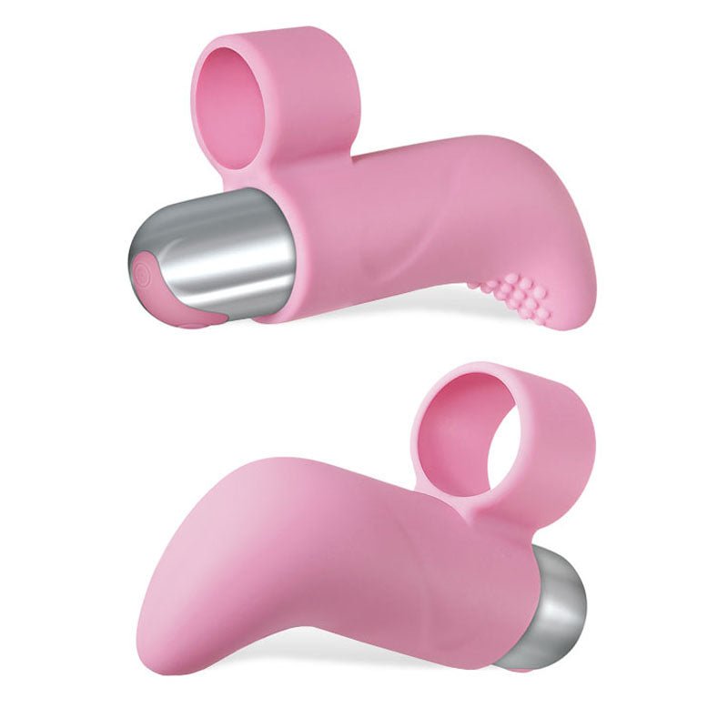 Adam & Eve Silicone Rechargeable Finger Vibe - Pink USB Rechargeable Finger Stimulator - STIMULATORS - Mr and Mrs D's