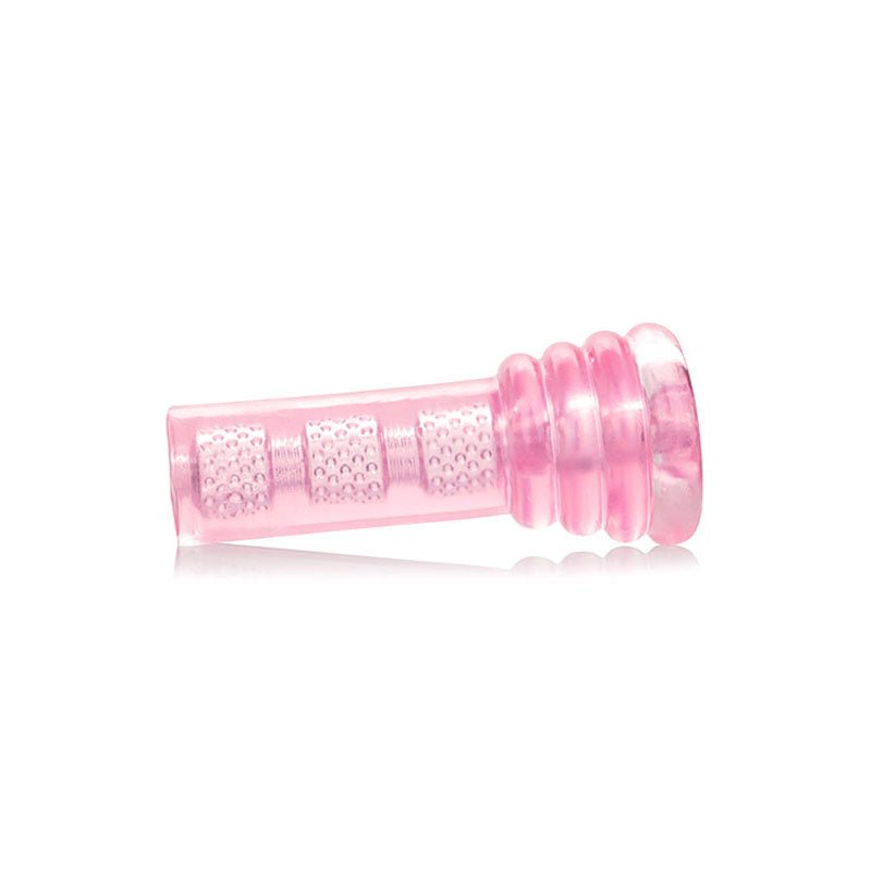Adam & Eve SUPER HEAD HONCHO - Pink Oral Stroker Masturbator - MASTURBATORS - Mr and Mrs D's