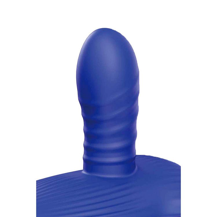 Adam & Eve THE MIDNGHT RIDER - Thrusting Vibrating Grinder with Remote Control - Blue - STIMULATORS - Mr and Mrs D's