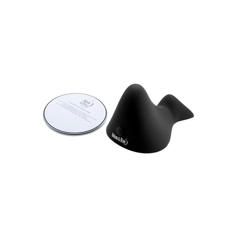 Adam & Eve THE RUMBLING RIDER - Black Rechargeable Vibrating Grinder Pad - STIMULATORS - Mr and Mrs D's