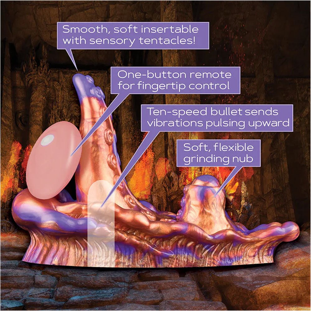 Alien Nation - Copperhead - Coloured Vibrating Fantasy Grinder Pad with Remote - STIMULATORS - Mr and Mrs D's