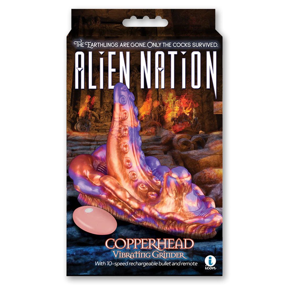Alien Nation - Copperhead - Coloured Vibrating Fantasy Grinder Pad with Remote - STIMULATORS - Mr and Mrs D's