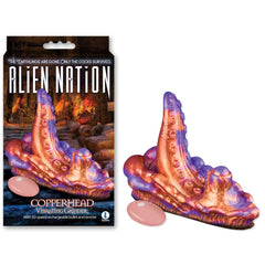 Alien Nation - Copperhead - Coloured Vibrating Fantasy Grinder Pad with Remote - Mr and Mrs D's