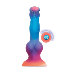 Alien Nation - Glo - Spot - Glow In Dark Coloured Vibrating Fantasy Dong 21.6 cm - DONGS - Mr and Mrs D's