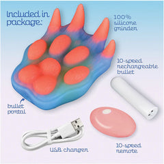 Alien Nation - Pantera - Coloured Vibrating Fantasy Grinder Pad with Remote - STIMULATORS - Mr and Mrs D's