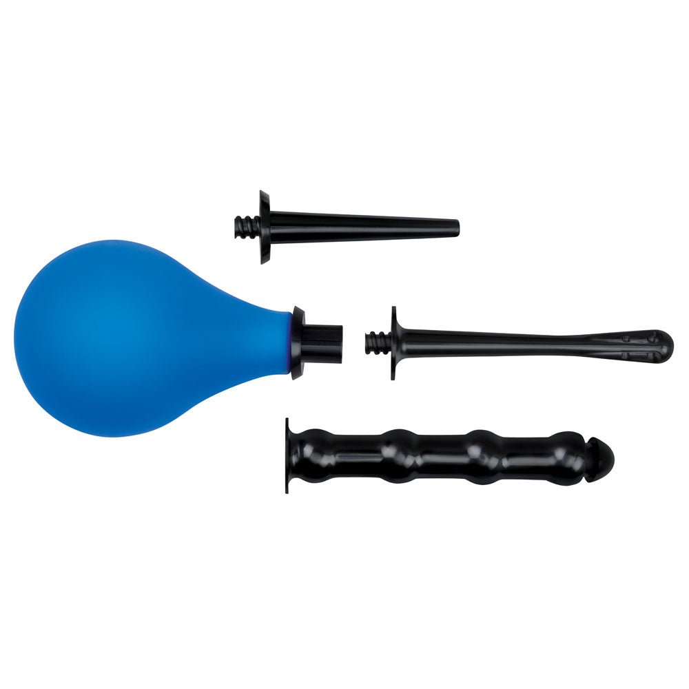 AquaClean 4 Piece Douche Set with Interchangeable Nozzles - 220 ml Capacity with Free Travel Douche Included - HEALTH CARE - Mr and Mrs D's