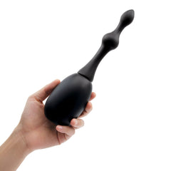 AquaClean Silicone 1 - Way Valve Douche Set with Beaded Nozzle - 150 ml Capacity with Free Travel Douche Included - HEALTH CARE - Mr and Mrs D's