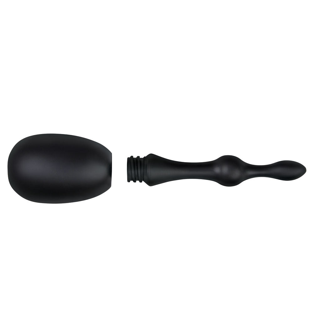 AquaClean Silicone 1 - Way Valve Douche Set with Beaded Nozzle - 150 ml Capacity with Free Travel Douche Included - HEALTH CARE - Mr and Mrs D's