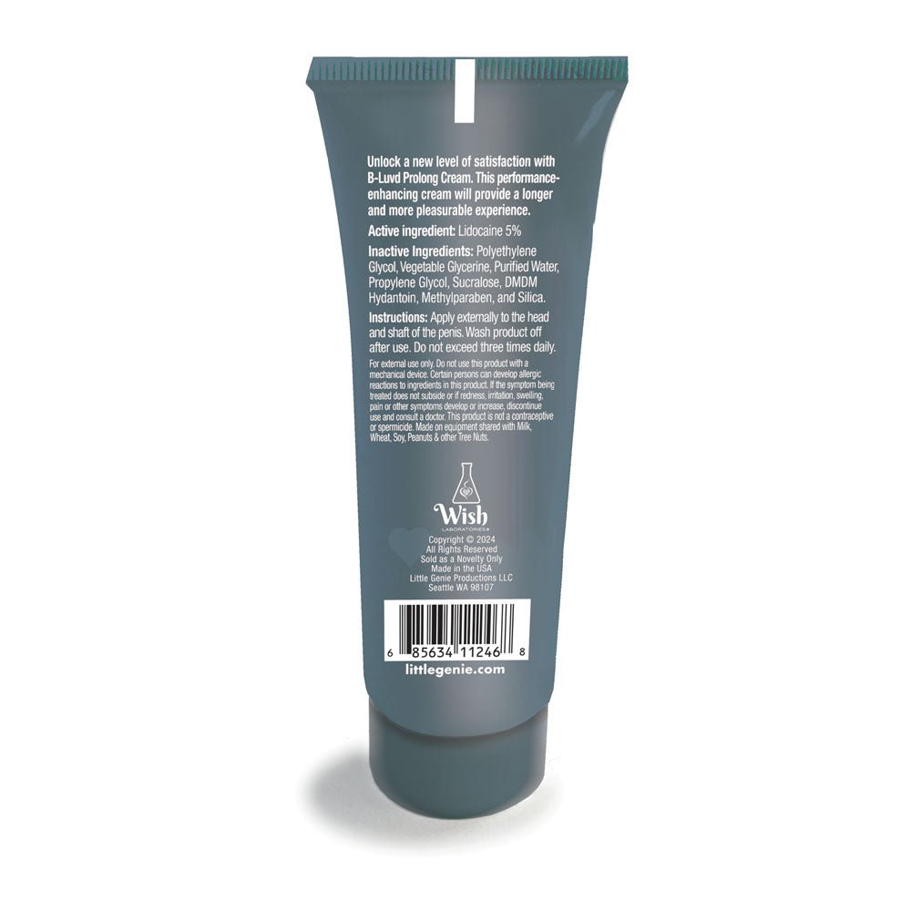 B - LUVD Erection Prolong Cream - Male Desensitising Cream - 59 ml Tube - ENHANCERS - Mr and Mrs D's