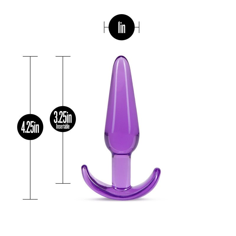 B Yours Slim Anal Plug - Purple 10.8 cm Butt Plug - ANAL TOYS - Mr and Mrs D's