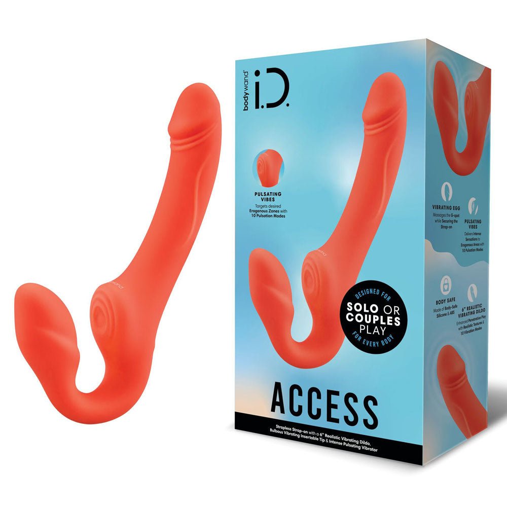 Bodywand ID Access Strapless Strap - On - Orange 15.2 cm - Mr and Mrs D's