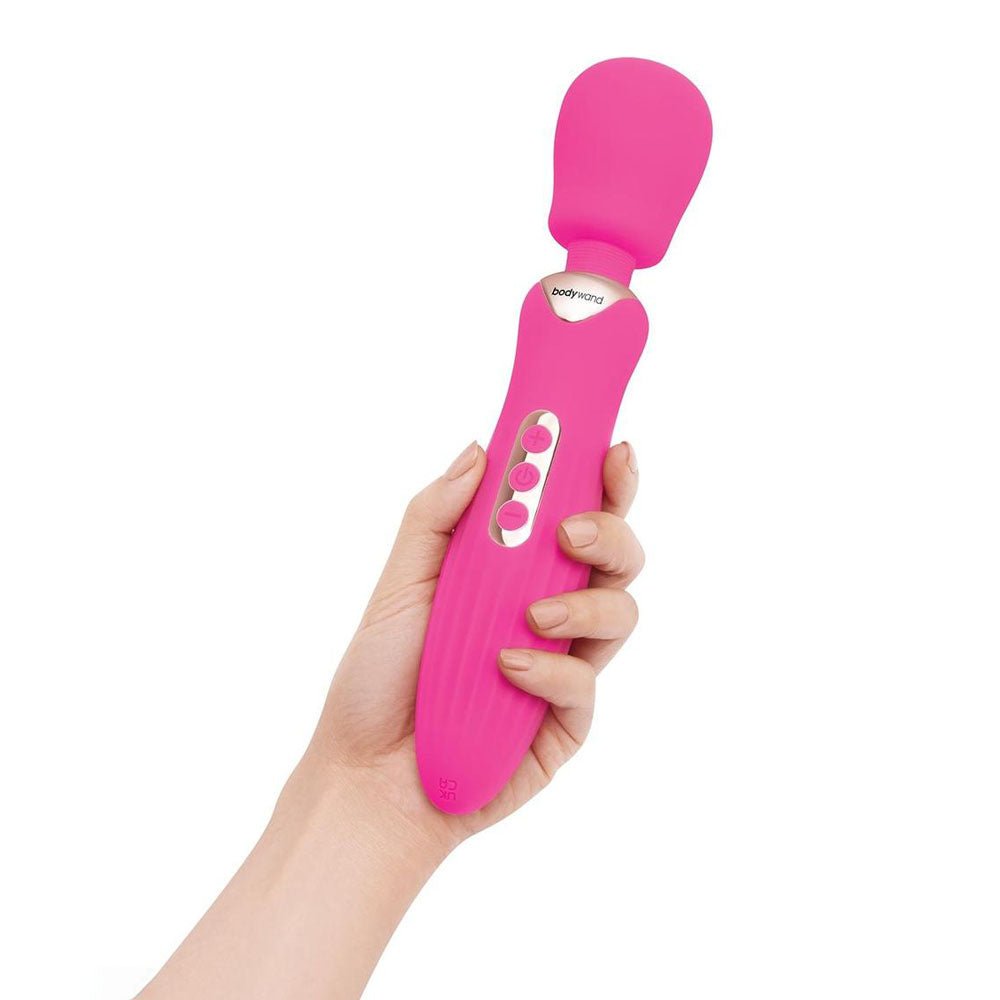 Bodywand RUMBLE WAND 10 Inch - Hot Pink 24 cm USB Rechargeable Massage Wand - VIBRATORS - Mr and Mrs D's