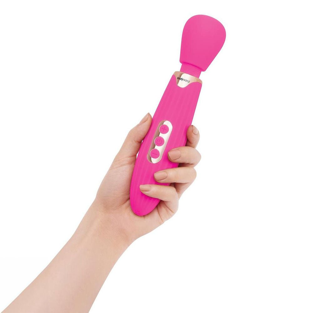 Bodywand RUMBLE WAND 8 Inch - Hot Pink 20.3 cm USB Rechargeable Massage Wand - VIBRATORS - Mr and Mrs D's