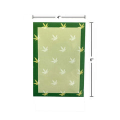 Cannabis Leaf Notepad - Novelty Notepad - 100 Pages - Mr and Mrs D's