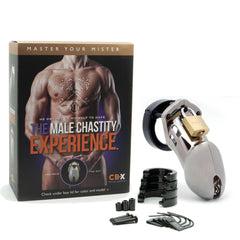 CB - 6000 Chastity Cock Cage Kit - Chrome - Mr and Mrs D's