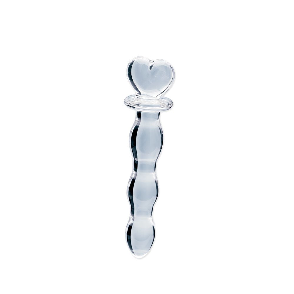 Clarity - Hera's Cascade - Clear 15 cm Glass Dildo - GLASS TOYS - Mr and Mrs D's