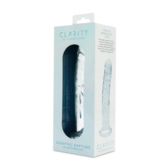 Clarity - Seraphic Rapture - Clear 17.8 cm Glass Dildo - GLASS TOYS - Mr and Mrs D's