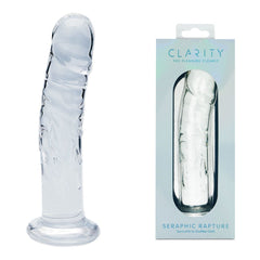 Clarity - Seraphic Rapture - Clear 17.8 cm Glass Dildo - GLASS TOYS - Mr and Mrs D's