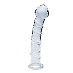 Clarity - Seraphic Spiral - Clear 16 cm Glass Dildo - GLASS TOYS - Mr and Mrs D's