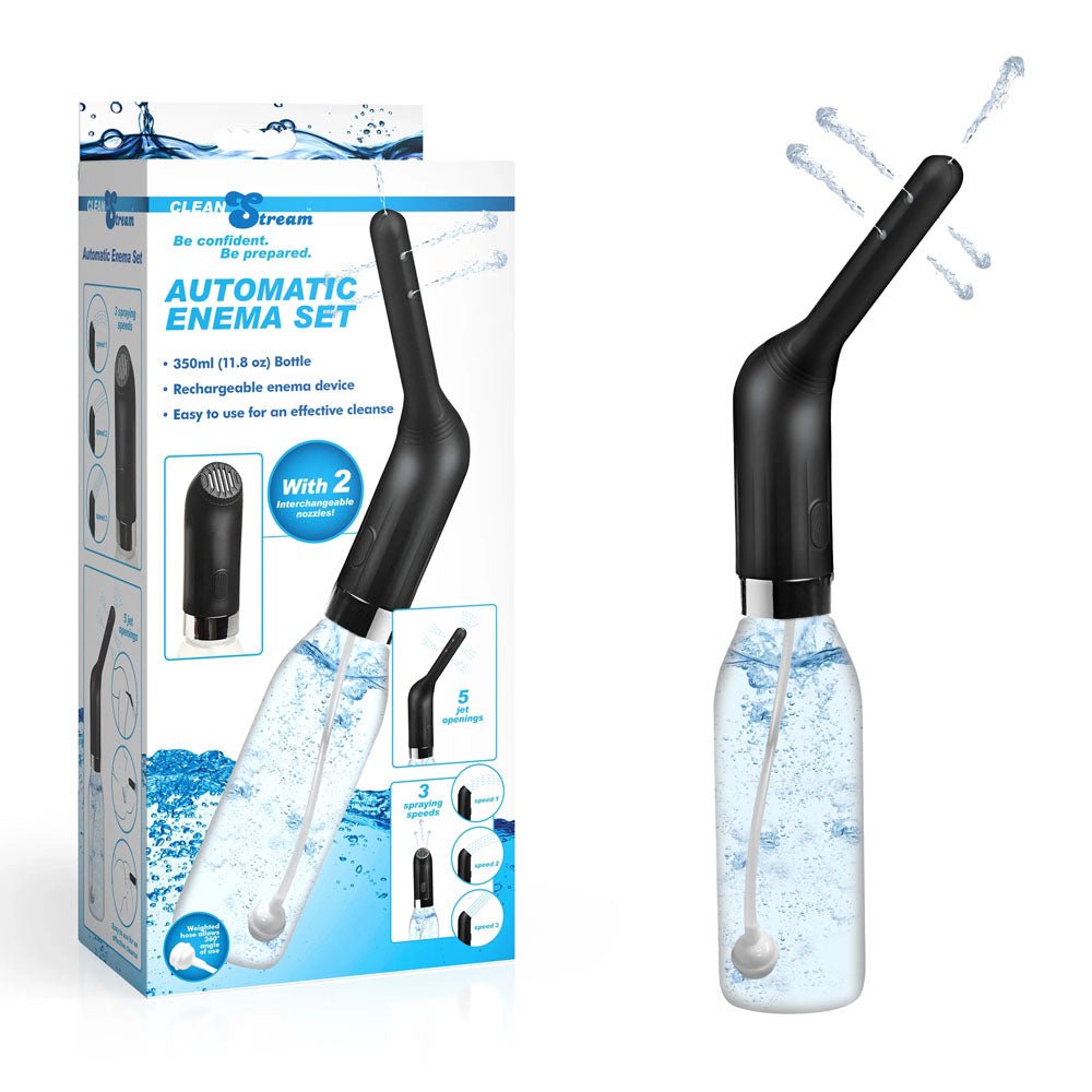 CleanStream Automatic Enema Set - USB Rechargeable Douche - 350 ml Capacity - HEALTH CARE - Mr and Mrs D's
