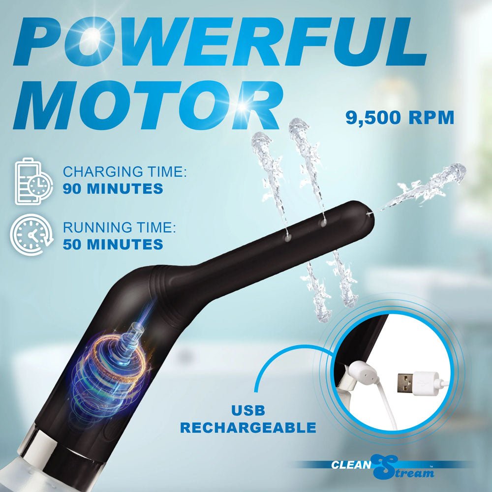 CleanStream Automatic Enema Set - USB Rechargeable Douche - 350 ml Capacity - HEALTH CARE - Mr and Mrs D's