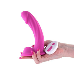 Colours Curve - Vibrating 6'' Dildo - Pink - Pink 16.4 cm USB Rechargeable Vibrating Dildo with Wireless Remote - DONGS - Mr and Mrs D's