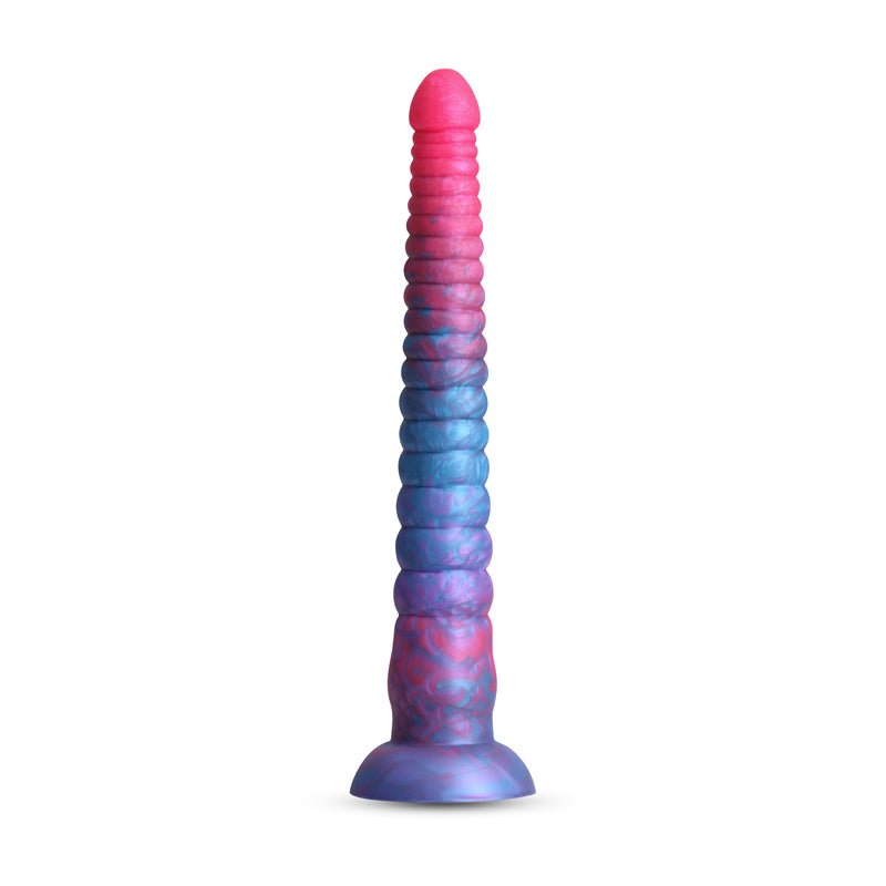 Colours Stacked - 12'' Dildo - Pink/Blue - Pink/Blue 30.6 cm Fantasy Dildo - Mr and Mrs D's