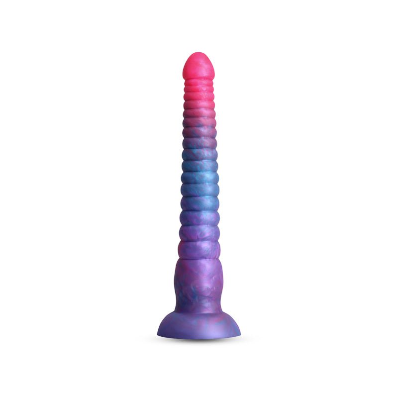 Colours Stacked - 9'' Dildo - Pink/Blue - Pink/Blue 23 cm Fantasy Dildo - Mr and Mrs D's