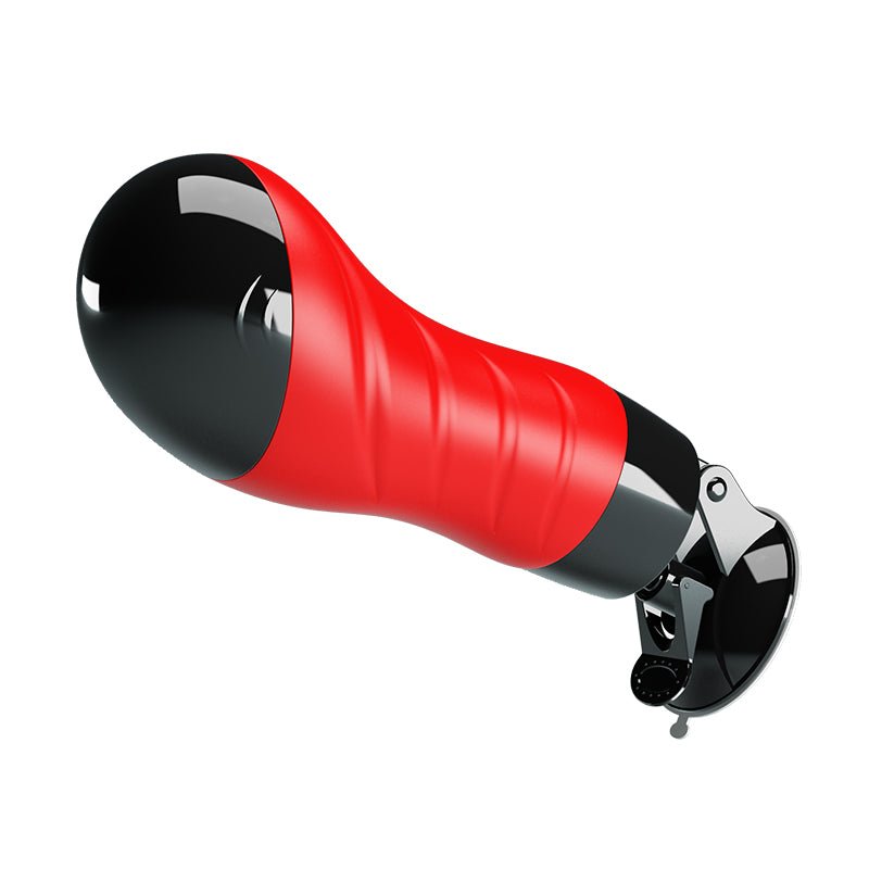 CRAZY BULL DELIA Vibrating Stroker - Flesh Vibrating Vagina Stroker with Suction Base - Mr and Mrs D's