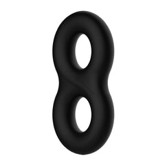 CRAZY BULL Double Donut Cock & Ball Ring - Black Cock & Ball Ring - Mr and Mrs D's