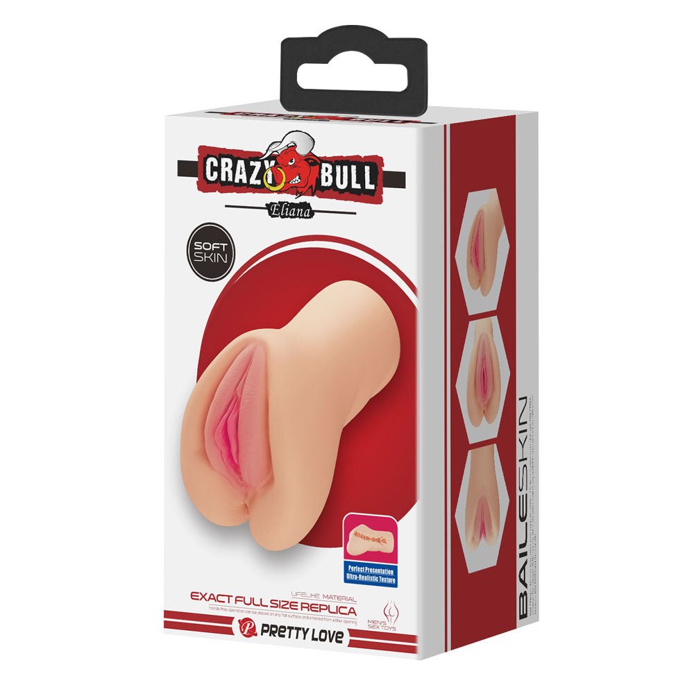 CRAZY BULL ELIANA Vagina Stroker - Flesh Vagina Stroker - Mr and Mrs D's