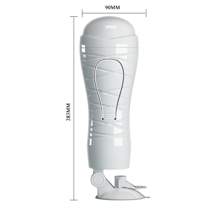 CRAZY BULL Flora Stroker - Flesh Squeezable Vagina Stroker with Suction Base - Mr and Mrs D's
