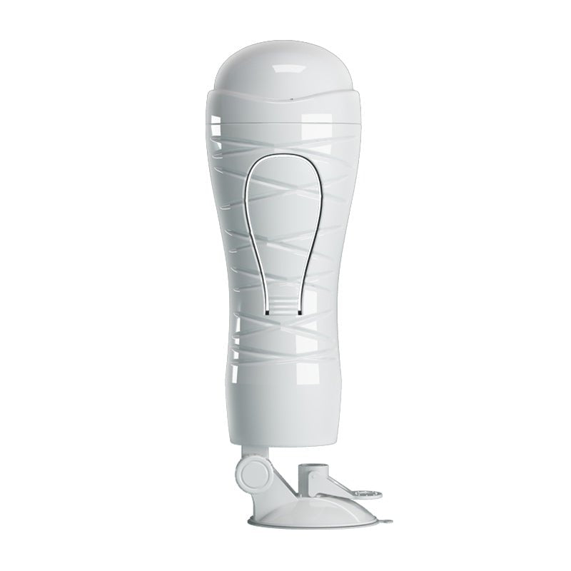 CRAZY BULL FLORA Vibrating Stroker - Flesh USB Rechargeable Vibrating Squeezeable Vagina Stroker with Suction Base - Mr and Mrs D's