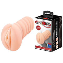 CRAZY BULL LAURA Vagina Stroker - Flesh Vagina Stroker - Mr and Mrs D's