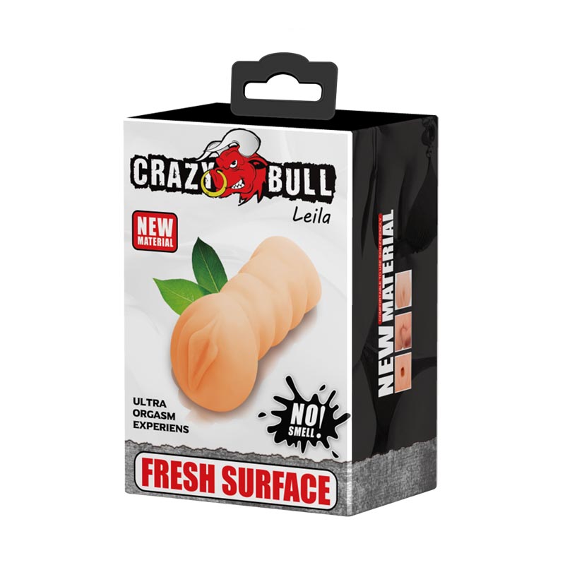 CRAZY BULL LEILA Vagina Stroker - Flesh Vagina Stroker - Mr and Mrs D's