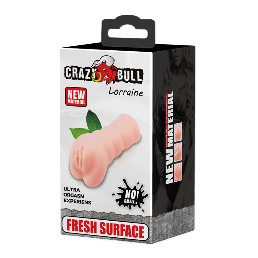 CRAZY BULL LORRAINE Vagina Stroker - Flesh Vagina Stroker - Mr and Mrs D's