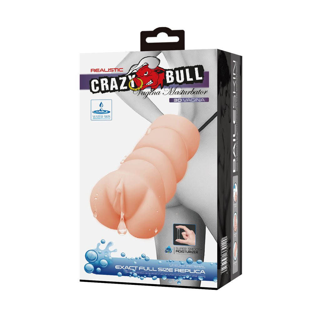 CRAZY BULL Vagina Stroker - Flesh Vagina Stroker - Mr and Mrs D's