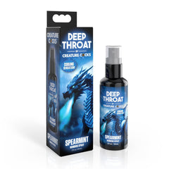 Creature Cocks Deep Throat Spray - Spearmint - Spearmint Flavoured Numbing Spray - 59 ml Spray - ENHANCERS - Mr and Mrs D's