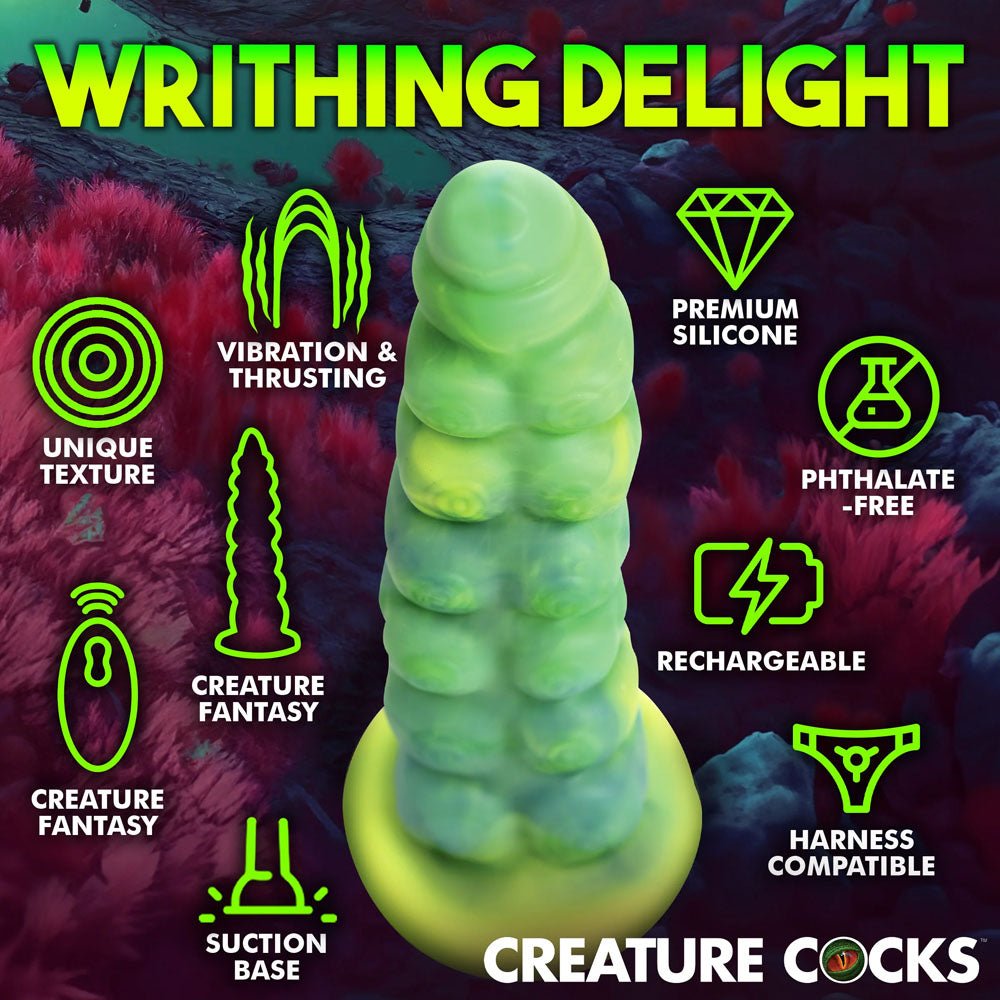 Creature Cocks Squirmer Thrusting Fantasy Dildo - DONGS - Mr and Mrs D's