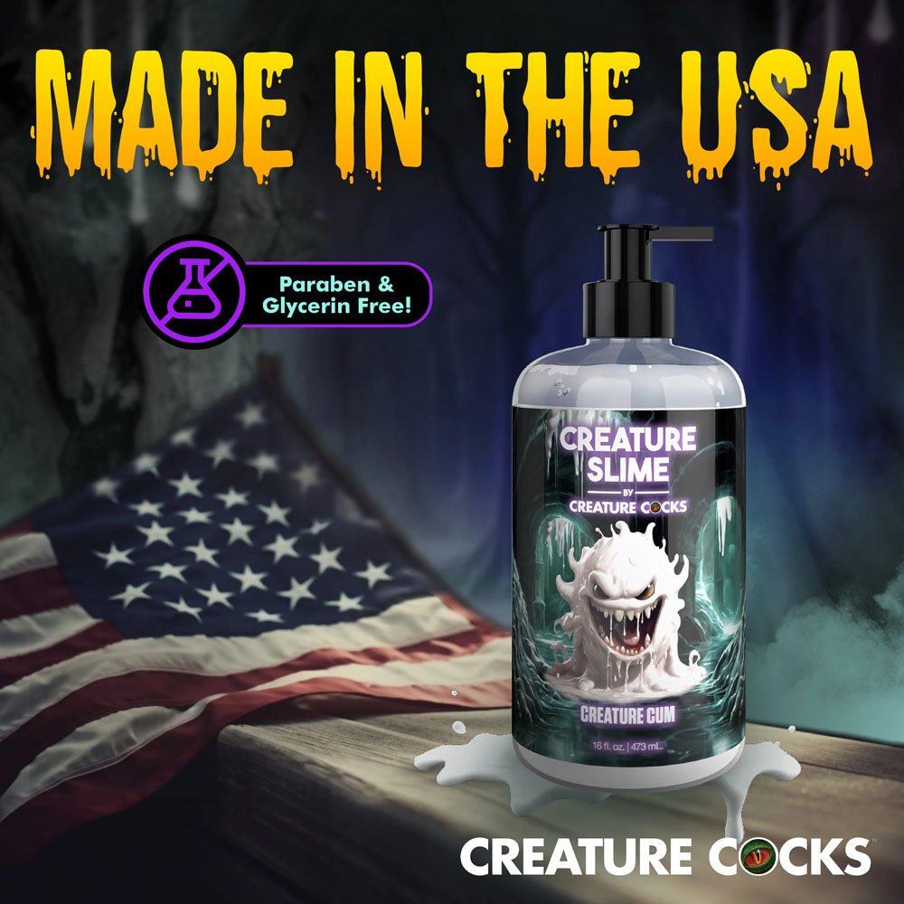 Creature Slime by Creature Cocks Cum Lubricant - 473 ml Pump Bottle - LOTIONS & LUBES - Mr and Mrs D's