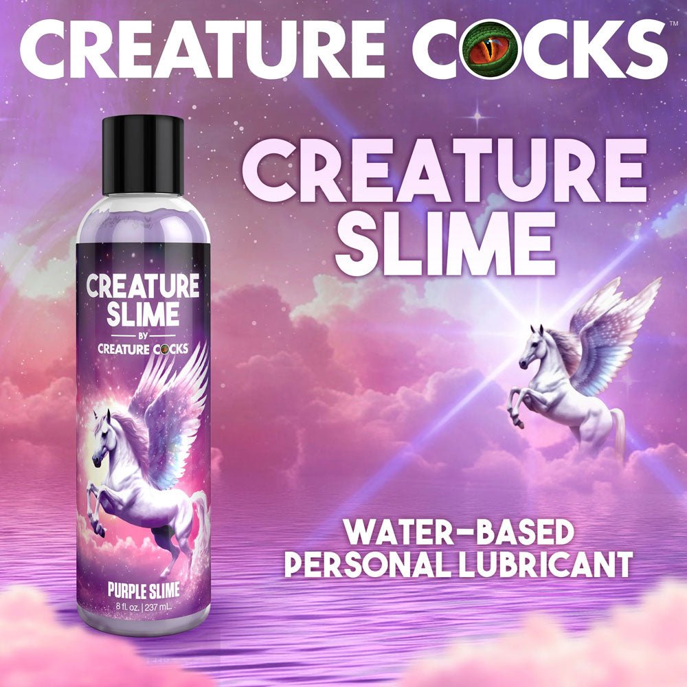 Creature Slime by Creature Cocks - Purple Water Based Lubricant - 237 ml Bottle - LOTIONS & LUBES - Mr and Mrs D's