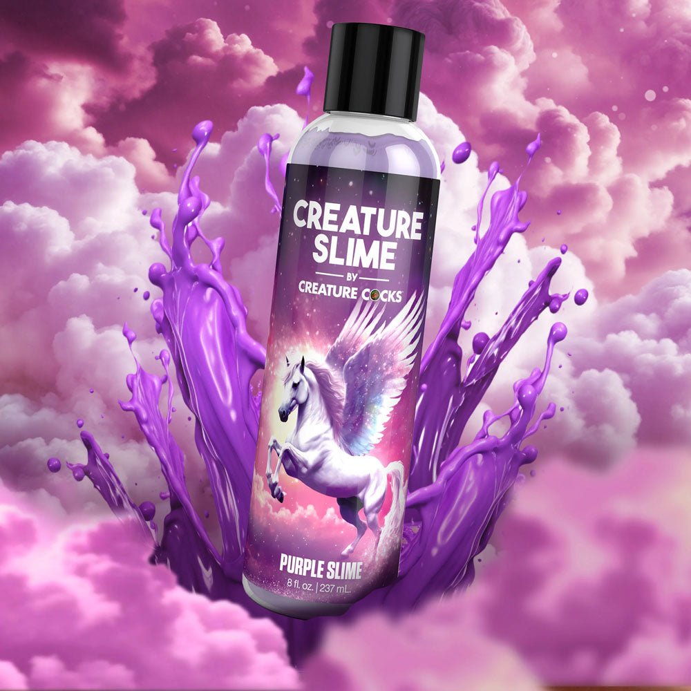 Creature Slime by Creature Cocks - Purple Water Based Lubricant - 237 ml Bottle - LOTIONS & LUBES - Mr and Mrs D's