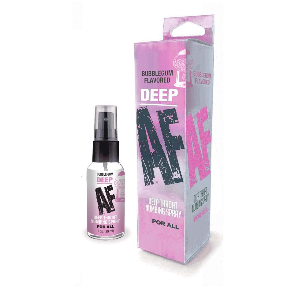 Deep AF - Bubblegum - Bubblegum Flavoured Deep Throat Spray - 29 ml - Mr and Mrs D's