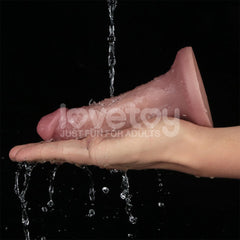 Dual Density Power Cock Vibrating Dong - 6 Inch Flesh 16 cm USB Rechargeable - DONGS - Mr and Mrs D's