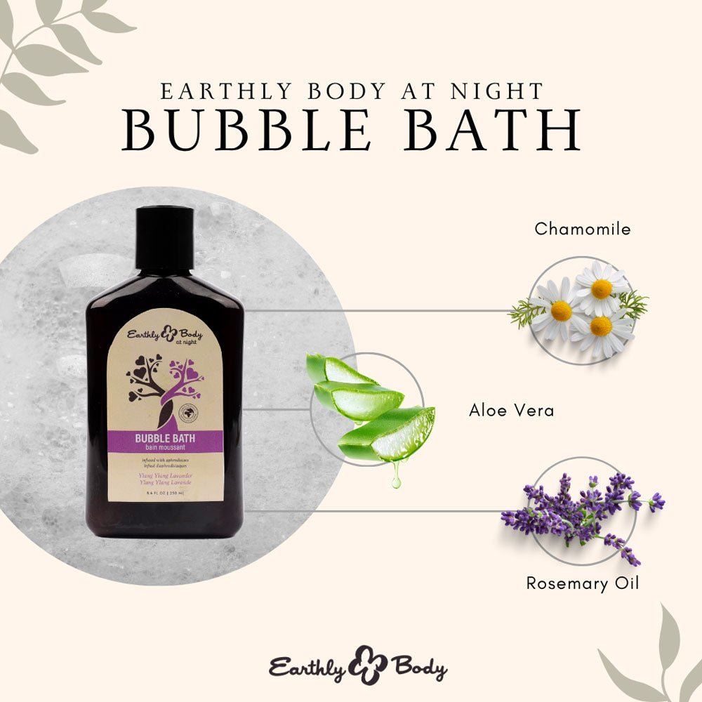 EB Hemp Seed Bubble Bath Ylang Ylang Lavender Scented - 250 ml Bottle - HEALTH CARE - Mr and Mrs D's