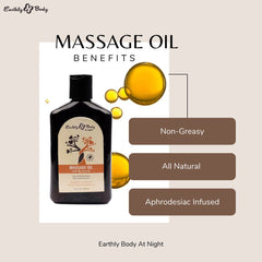 EB Hemp Seed Massage Oil Grapefruit Sandalwood Scented - 250 ml Bottle - LOTIONS & LUBES - Mr and Mrs D's