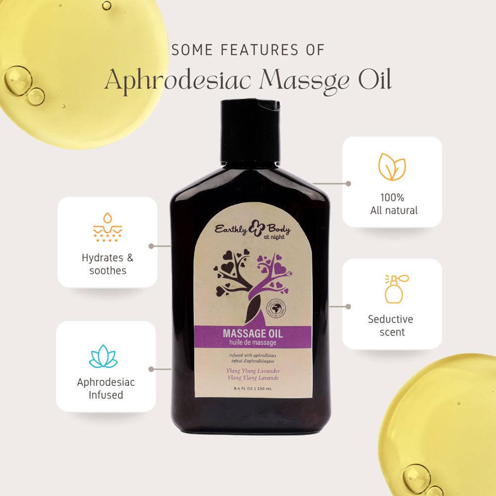 EB Hemp Seed Massage Oil Ylang Ylang & Sandalwood Scented - 250 ml Bottle - LOTIONS & LUBES - Mr and Mrs D's