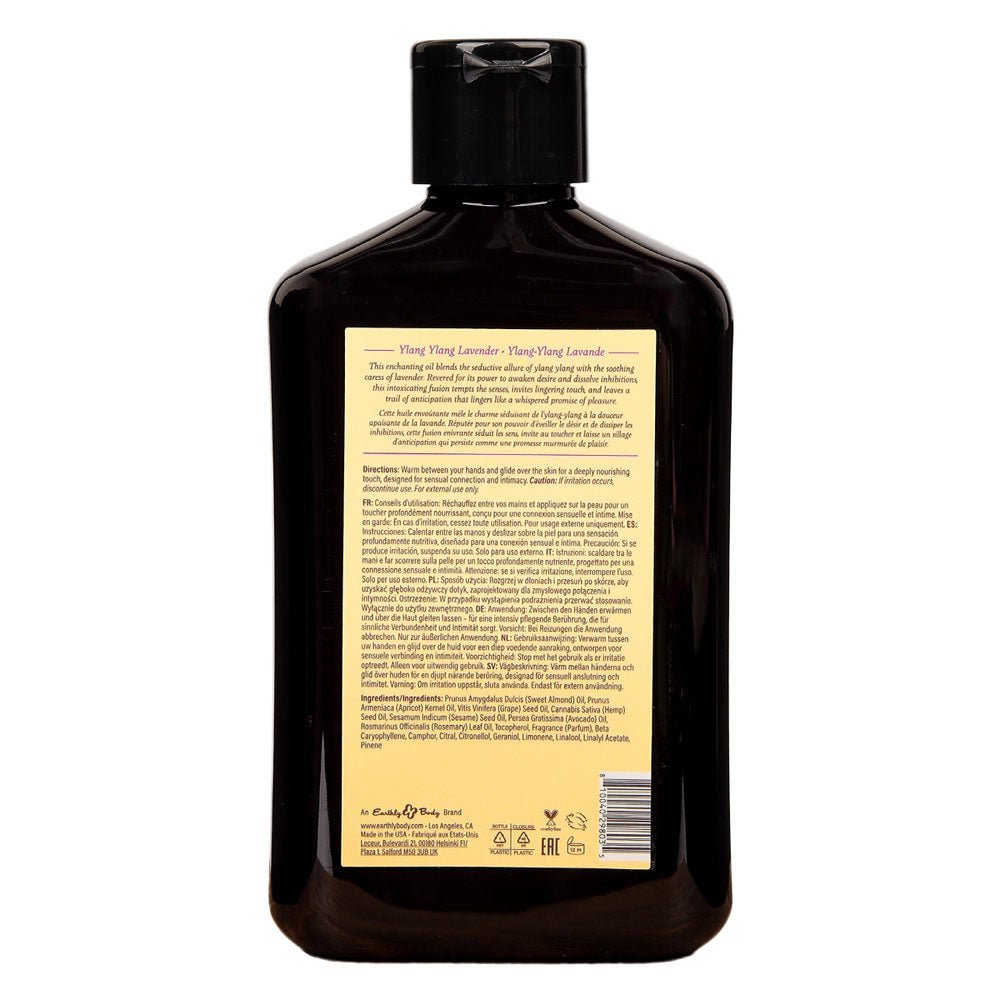EB Hemp Seed Massage Oil Ylang Ylang & Sandalwood Scented - 250 ml Bottle - LOTIONS & LUBES - Mr and Mrs D's